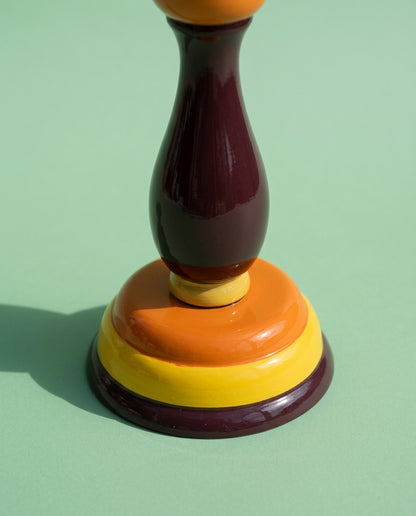 Jamun Hand-Painted Candle Stand