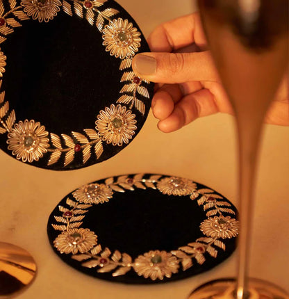 Zardozi Coasters (Set of 2)