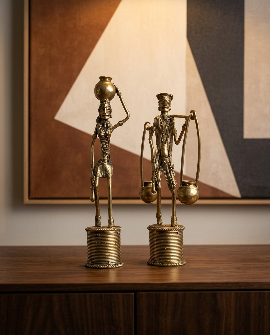 Dhokra Tribal Pair  — Medium