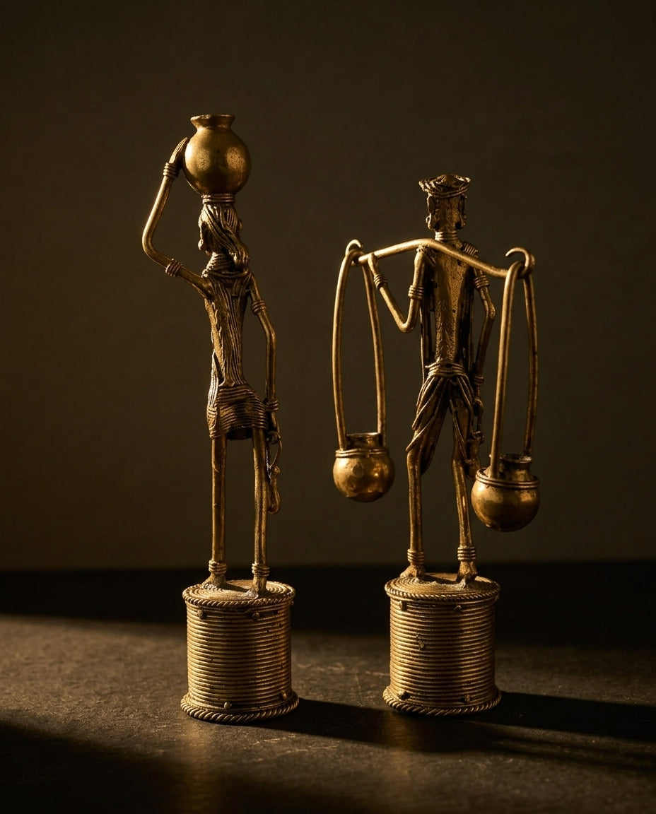 Dhokra Tribal Pair  — Medium